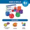 6 Pieces Ages 6+ Foam Cubes for Social-Emotional Learning School Counselor Supplies Speech Therapy Toys Ice Breaker Cubes